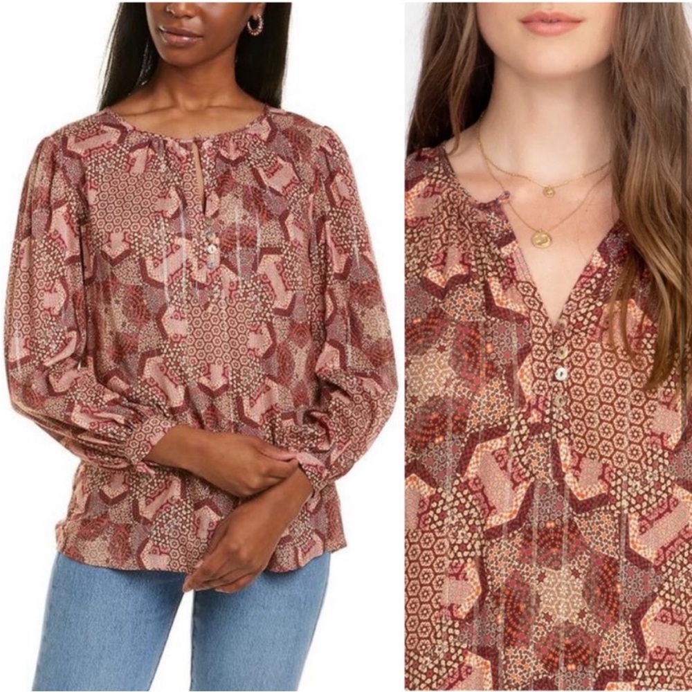 Johnny Was Miles Blouse. Size M
